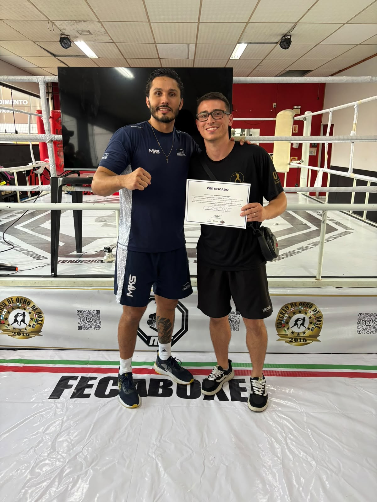 José Lemos com Mateus Alves